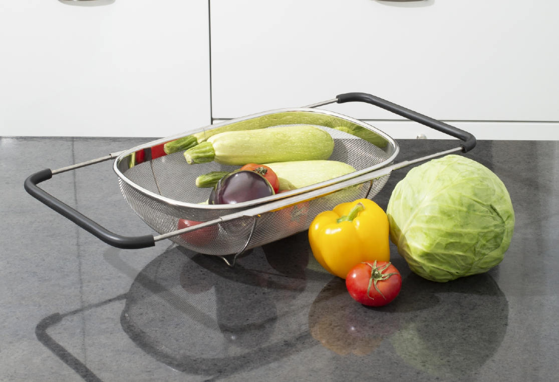 Корзина в раковину STEEL TOUCH 34х24см 