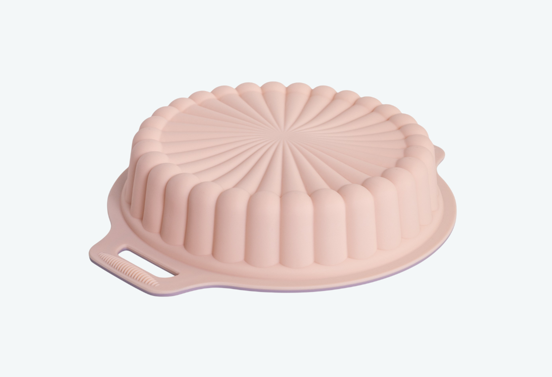 Форма для выпечки бисквита AURORA 32х26,5х6см силиконовая с металлической рамкой фигурная 