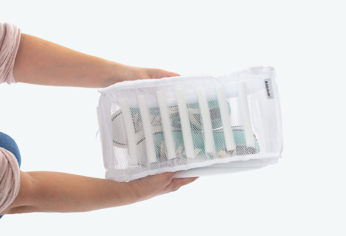 Мешок для стирки обуви 35х19х19см 