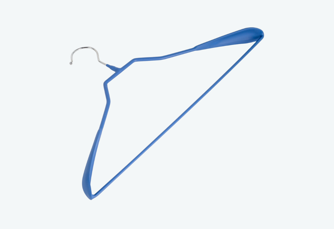 Вешалка для верхней одежды NEO MATTE BLUE 45см 