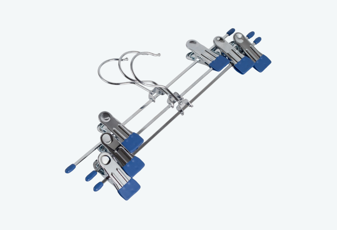 Набор вешалок для брюк/юбок NEO MATTE BLUE 3шт 30см 