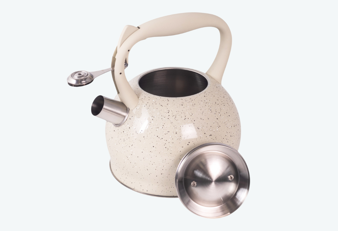 Чайник GRANITE cream 3л со свистком 