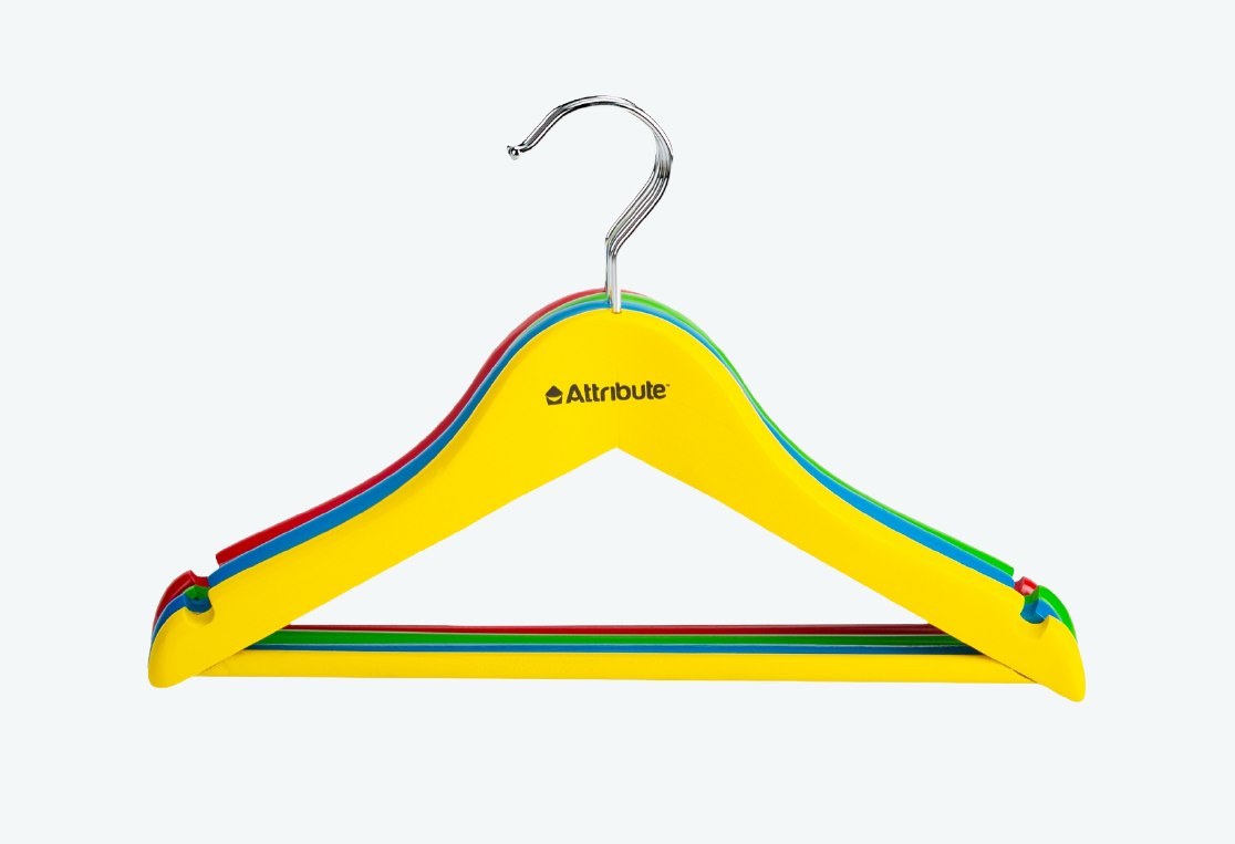 Набор детских вешалок KIDS 4шт 30см 