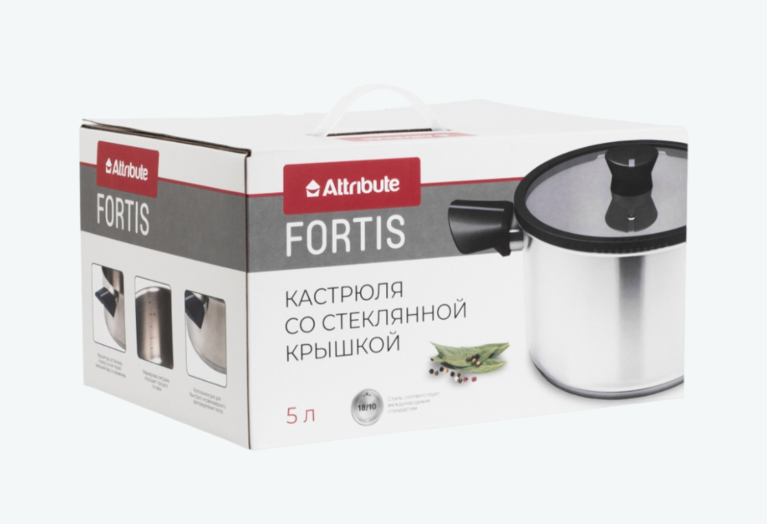 Кастрюля ФОРТИС/FORTIS 5л 