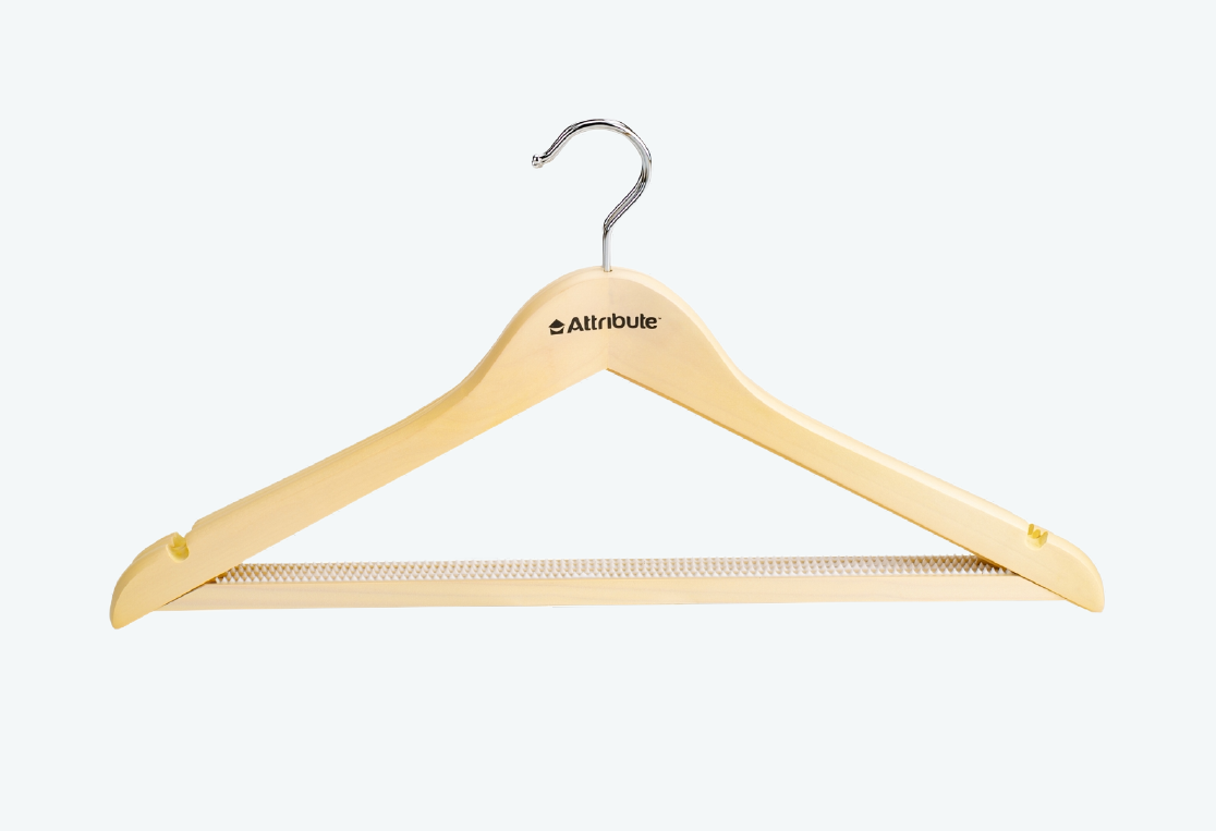 Набор вешалок универсальных SILUET CREAM 4шт 44см 