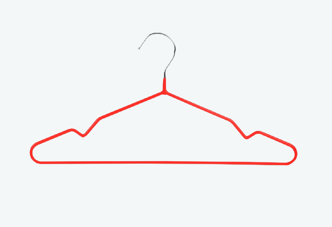 Набор детских вешалок KIDS 8шт 35см 