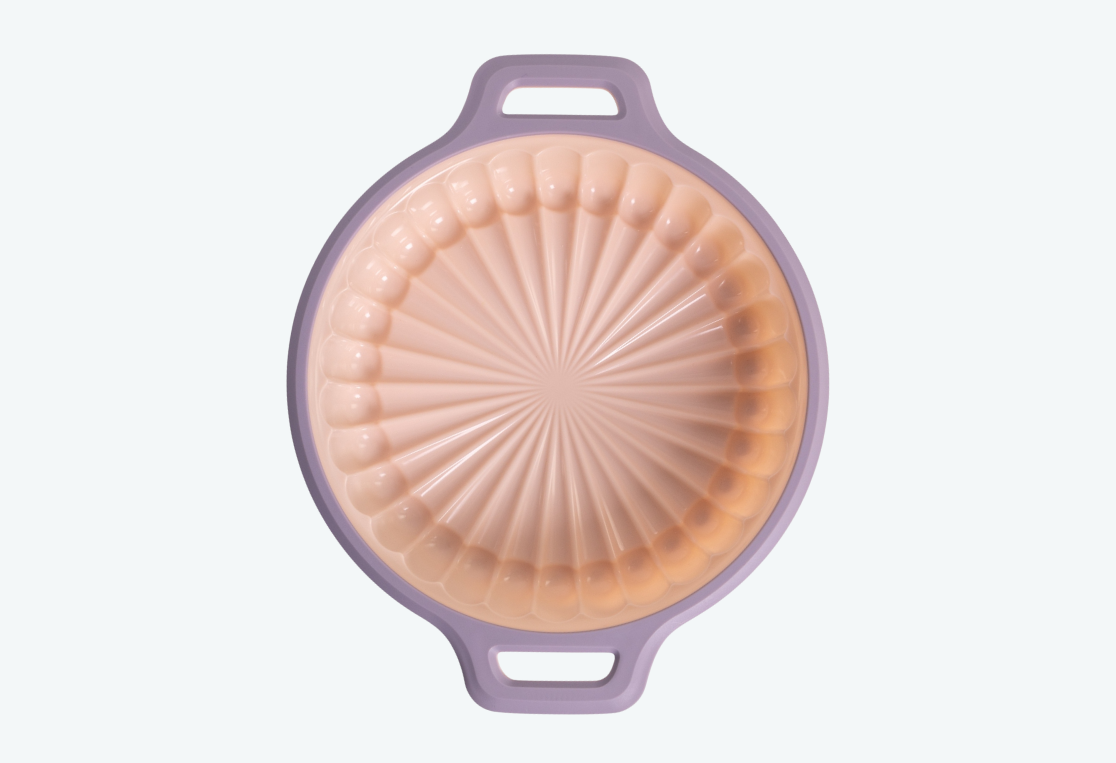 Форма для выпечки бисквита AURORA 32х26,5х6см силиконовая с металлической рамкой фигурная 