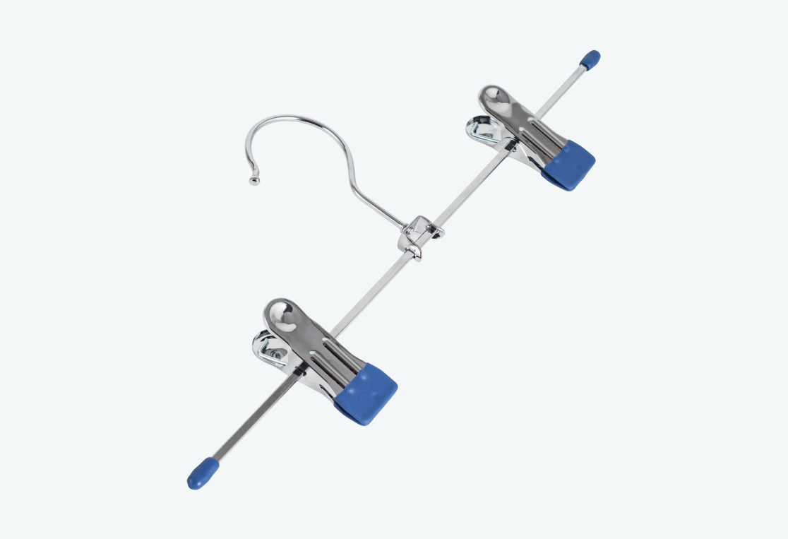 Набор вешалок для брюк/юбок NEO MATTE BLUE 3шт 30см 