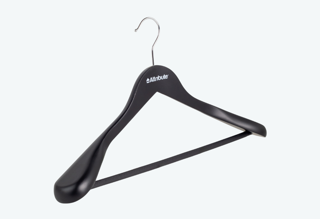 Вешалка для верхней одежды СИЛУЭТ БЛЭК/SILUET BLACK 44см 