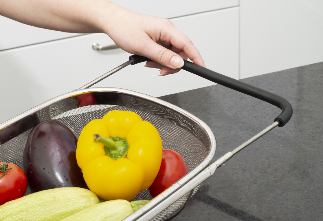 Корзина в раковину STEEL TOUCH 34х24см 