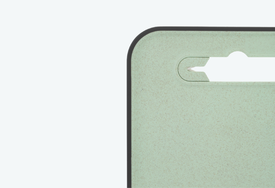 Доска разделочная FIBER 30х23см с ножеточкой 