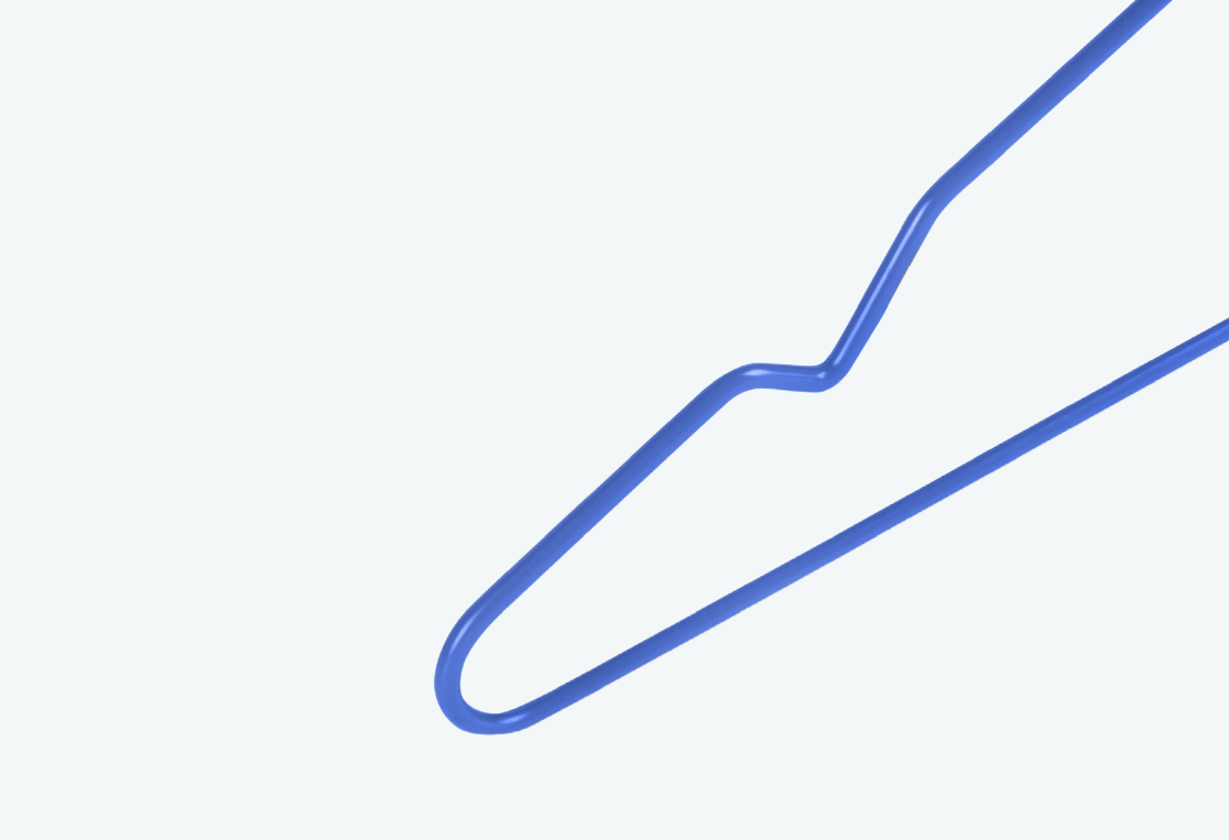 Набор детских вешалок KIDS 8шт 35см 