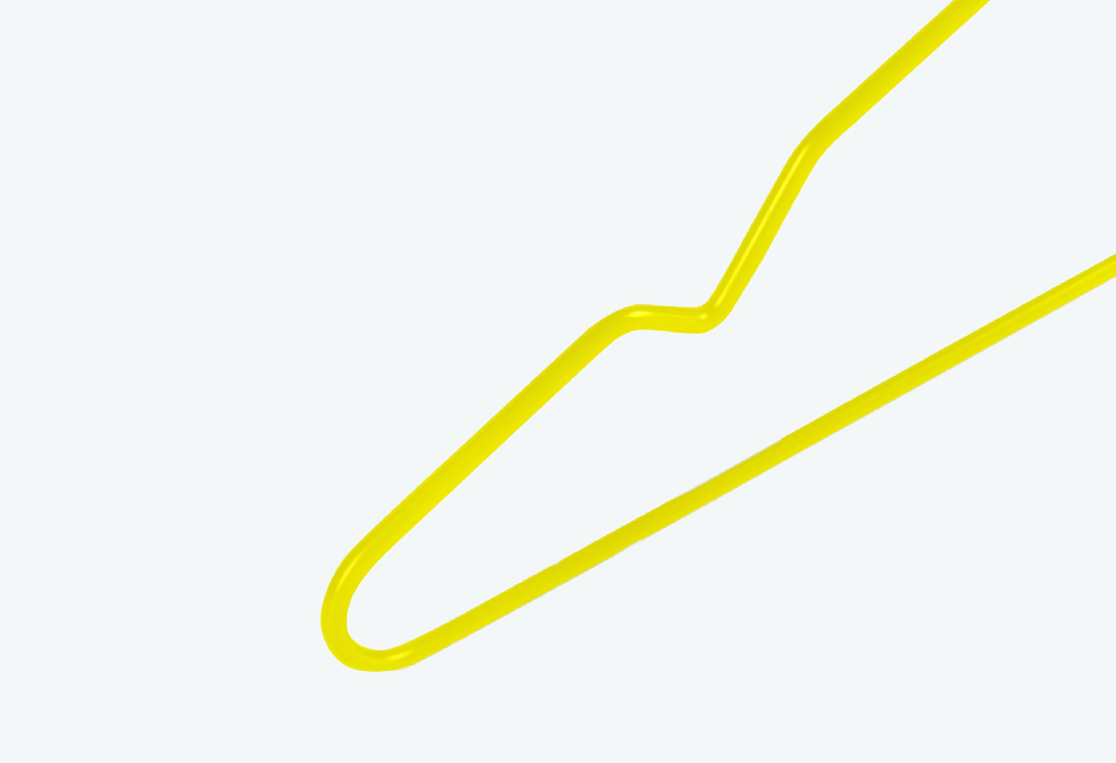 Набор детских вешалок KIDS 8шт 35см 