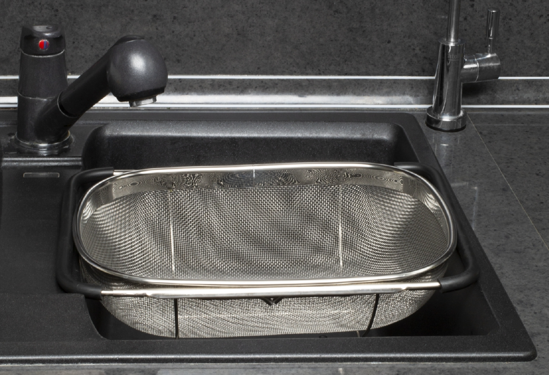 Корзина в раковину STEEL TOUCH 34х24см 