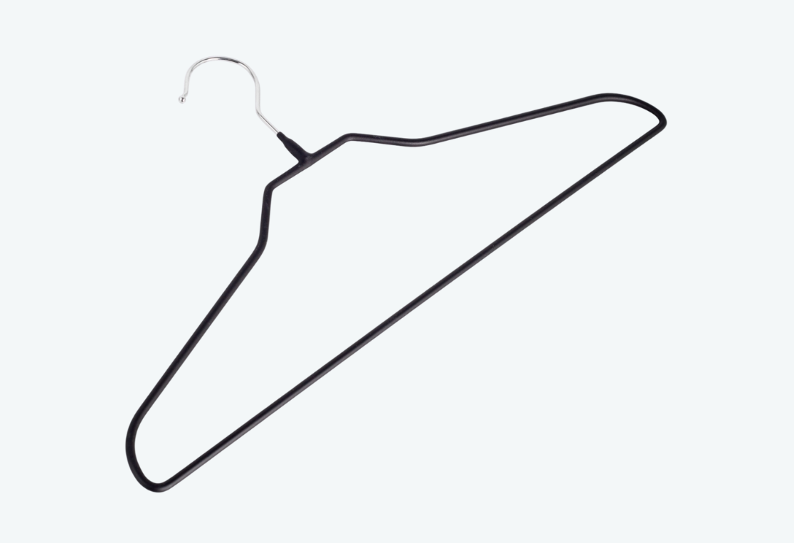 Набор вешалок универсальных NEO MATTE BLACK 5шт 42см 