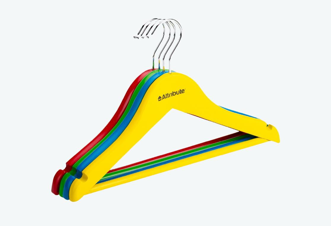 Набор детских вешалок KIDS 4шт 30см 