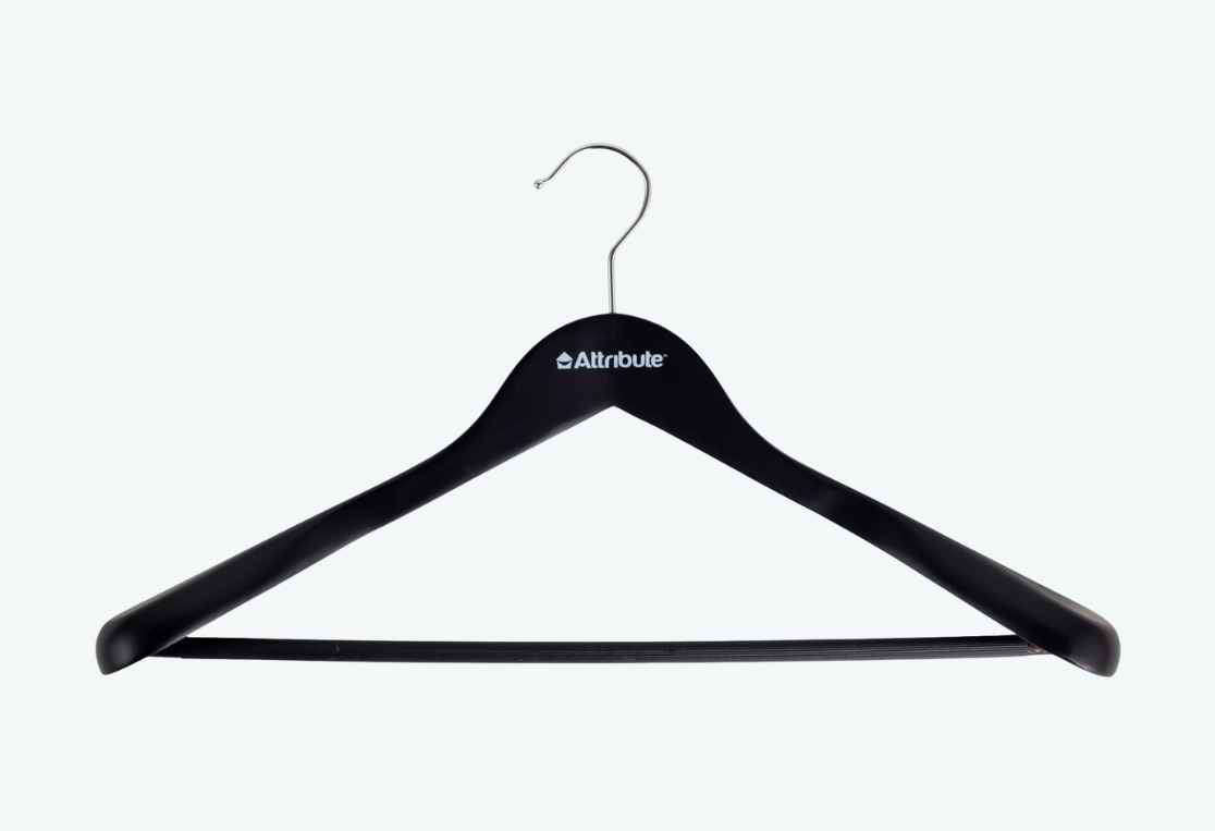 Вешалка для верхней одежды СИЛУЭТ БЛЭК/SILUET BLACK 44см 