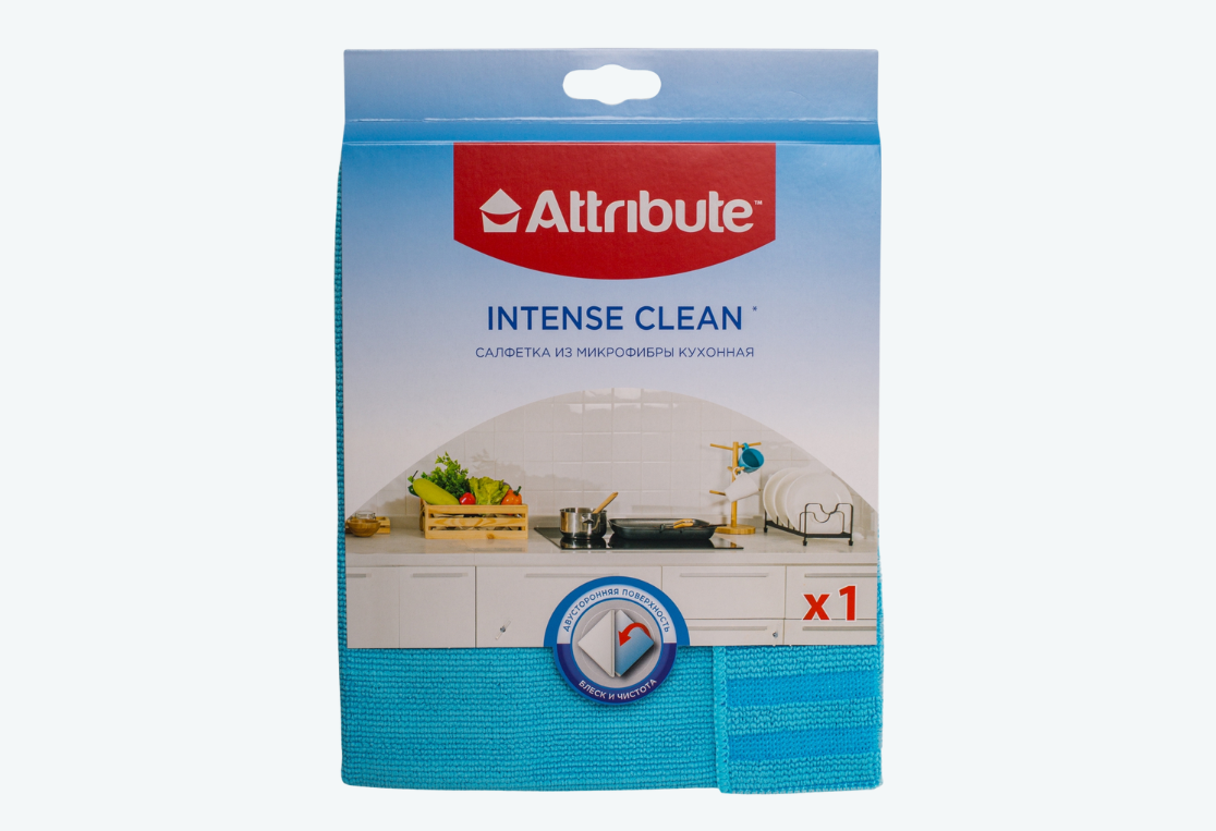 Салфетка Intense Clean из микрофибры кухонная 