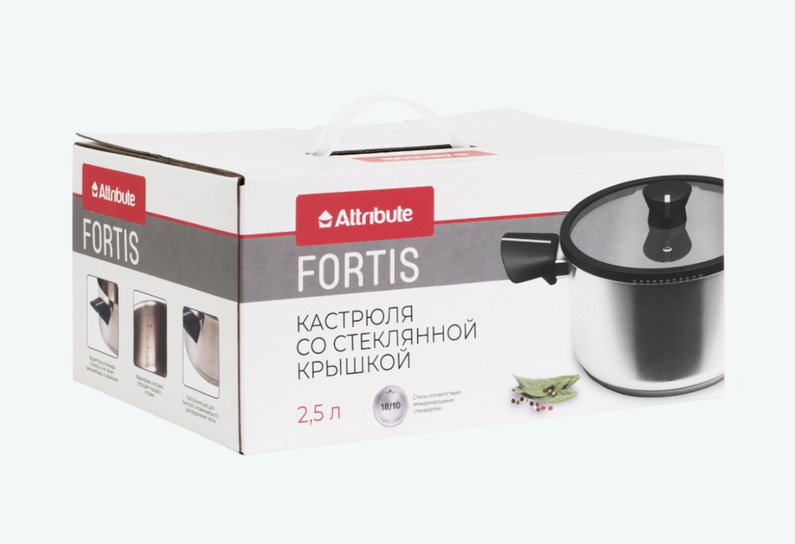 Кастрюля ФОРТИС/FORTIS 2,5л 