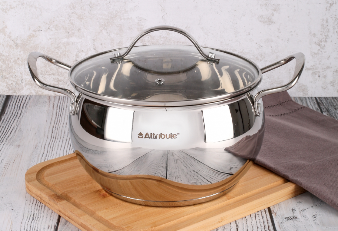 Кастрюля с крышкой OPTIMA 4л 