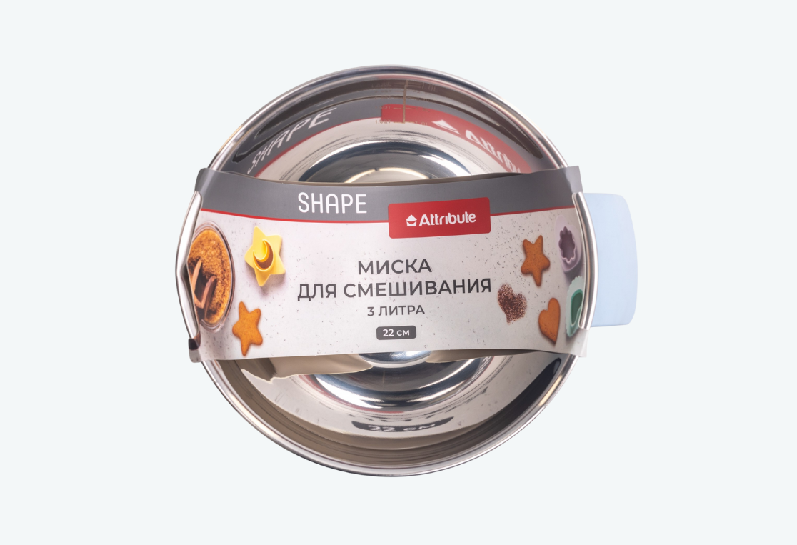 Миска для смешивания ШЕЙП/SHAPE 3л 22см 