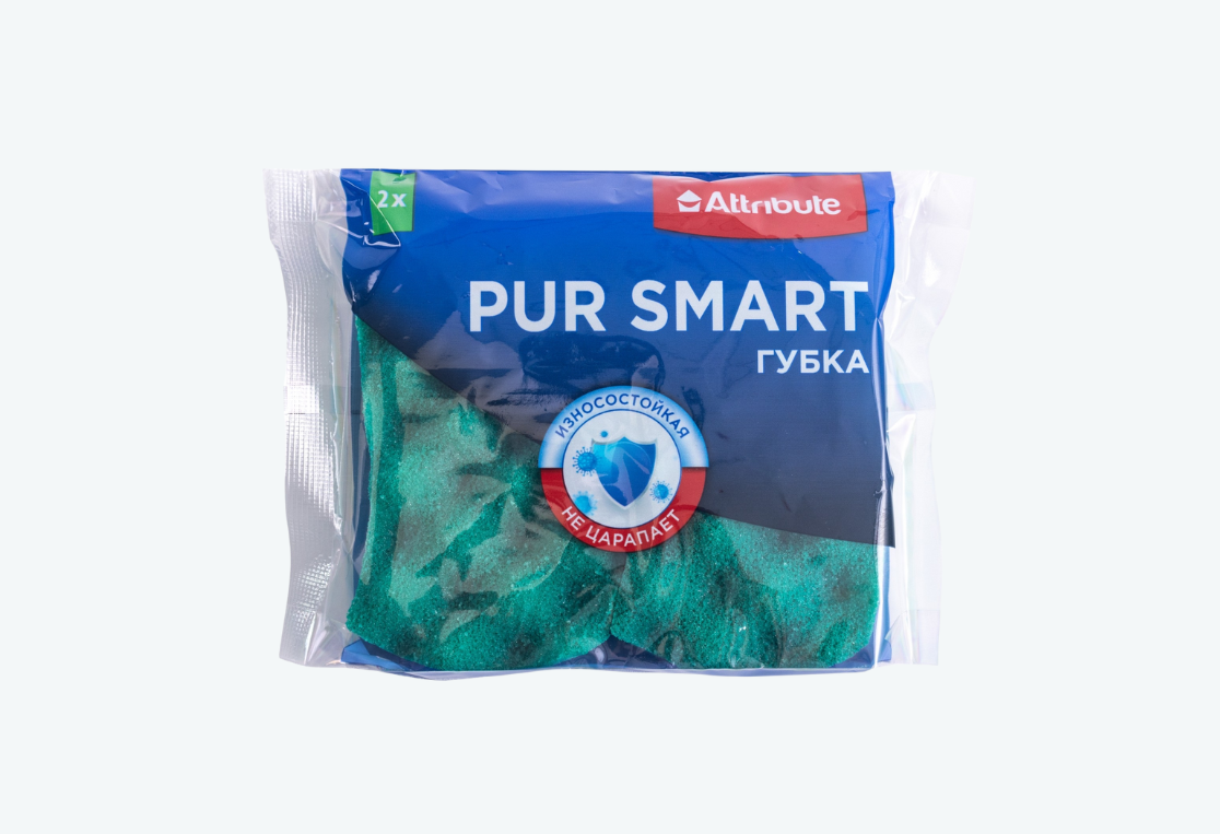 Губка ПУР СМАРТ/PUR SMART 2шт 