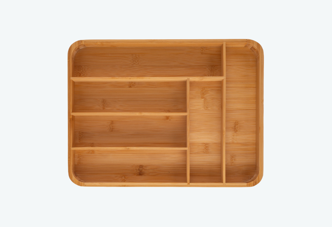 Лоток для столовых приборов БАМБУ ТАЧ/BAMBOO TOUCH 40x30x4см 