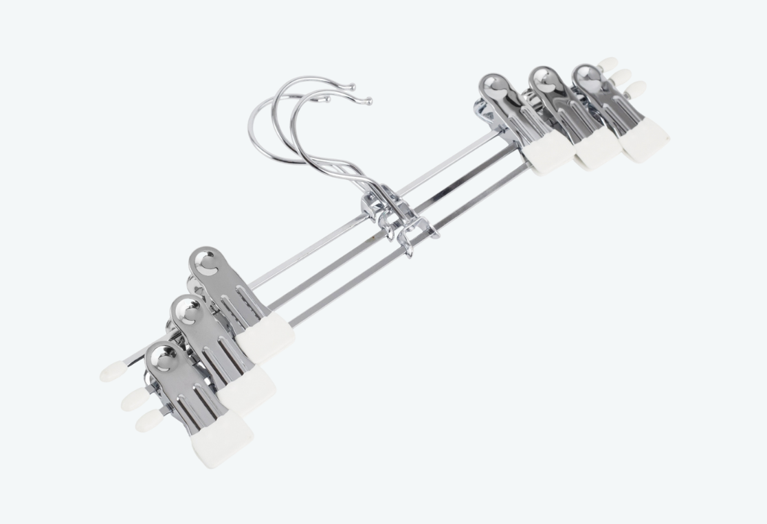 Набор вешалок для брюк/юбок NEO MATTE WHITE 3шт 30см 