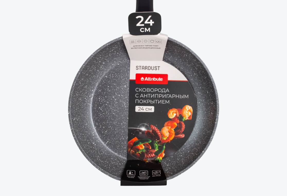 Сковорода STARDUST 24см индукция 