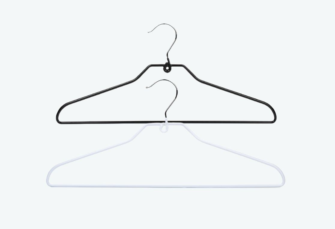 Набор вешалок универсальных NEO BLACK&WHITE 5шт 42см 