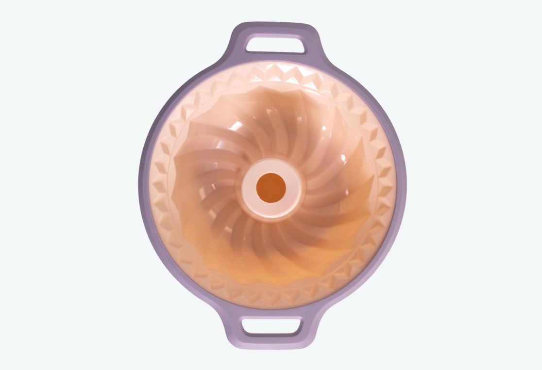 Форма для выпечки пирога AURORA 31,5х26,5х10см силиконовая с металлической рамкой фигурная 