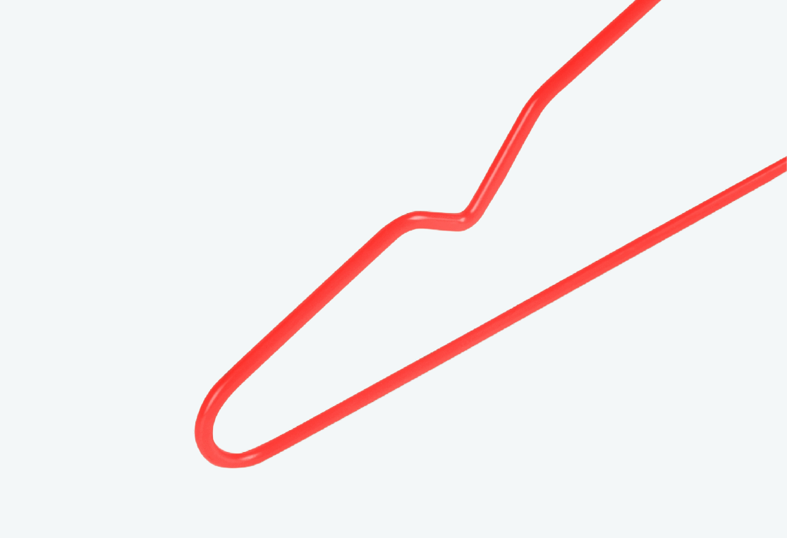 Набор детских вешалок KIDS 8шт 35см 