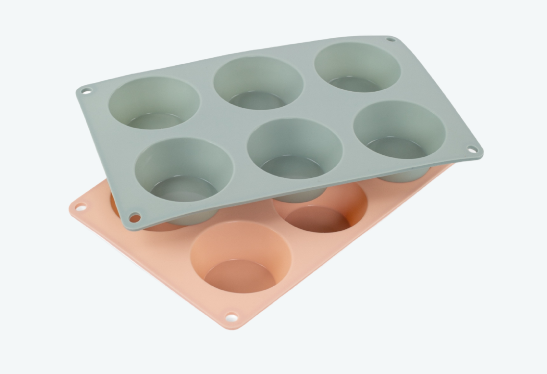 Форма для запекания и выпечки силиконовая SCANDINAVIA 6 маффинов 