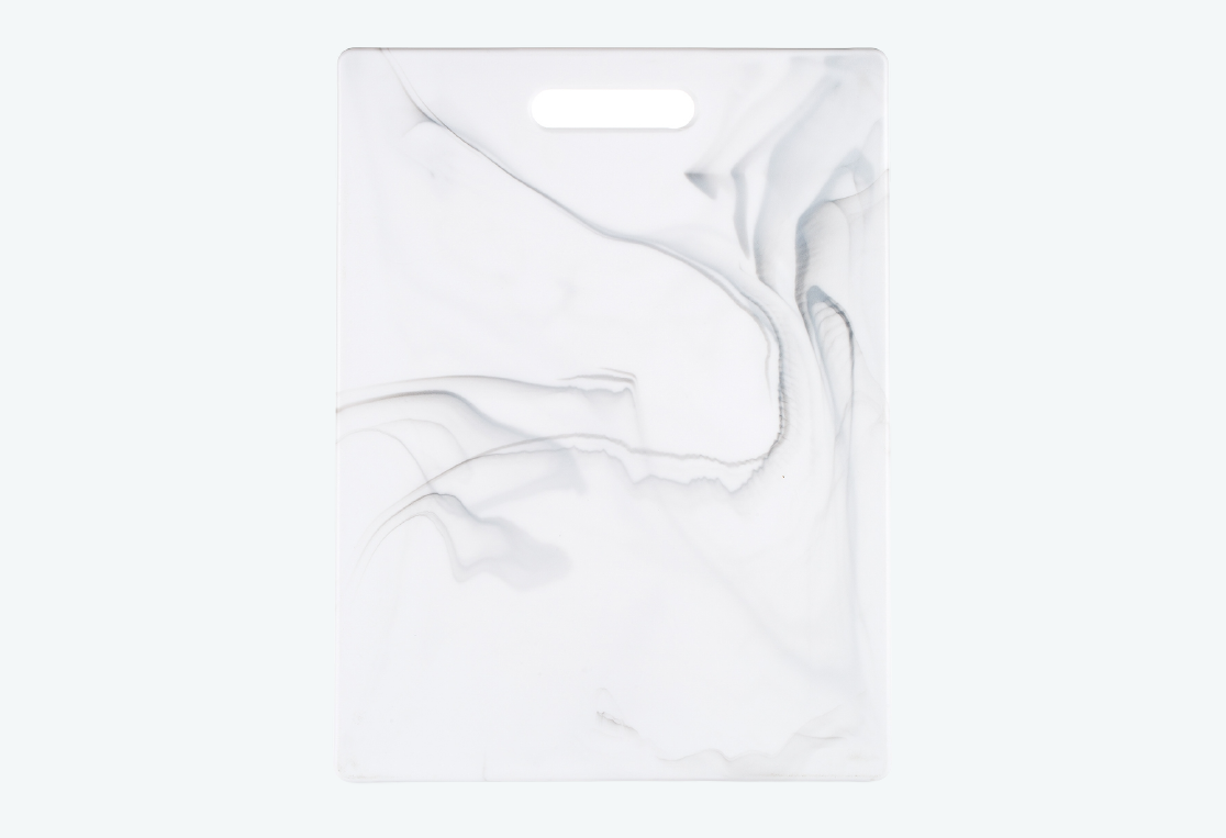Доска разделочная MARBLE White 36.5х27.5см 