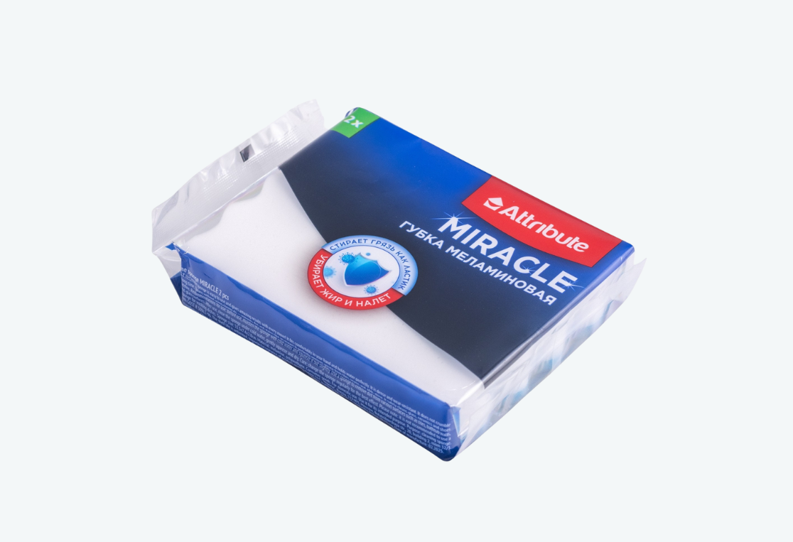 Губка MIRACLE меламиновая 2шт 