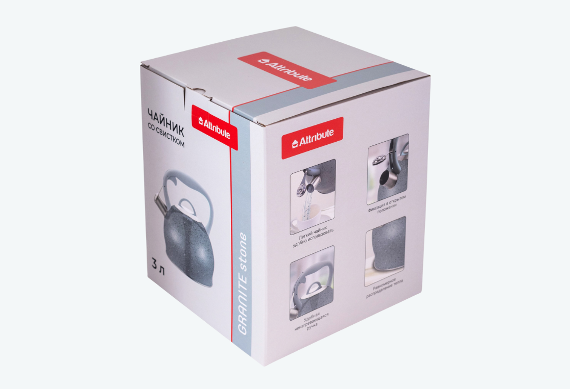 Чайник GRANITE stone 3л со свистком 