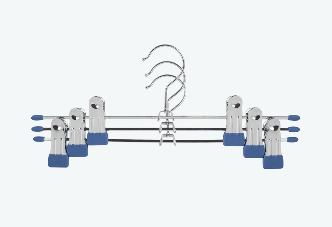 Набор вешалок для брюк/юбок NEO MATTE BLUE 3шт 30см 