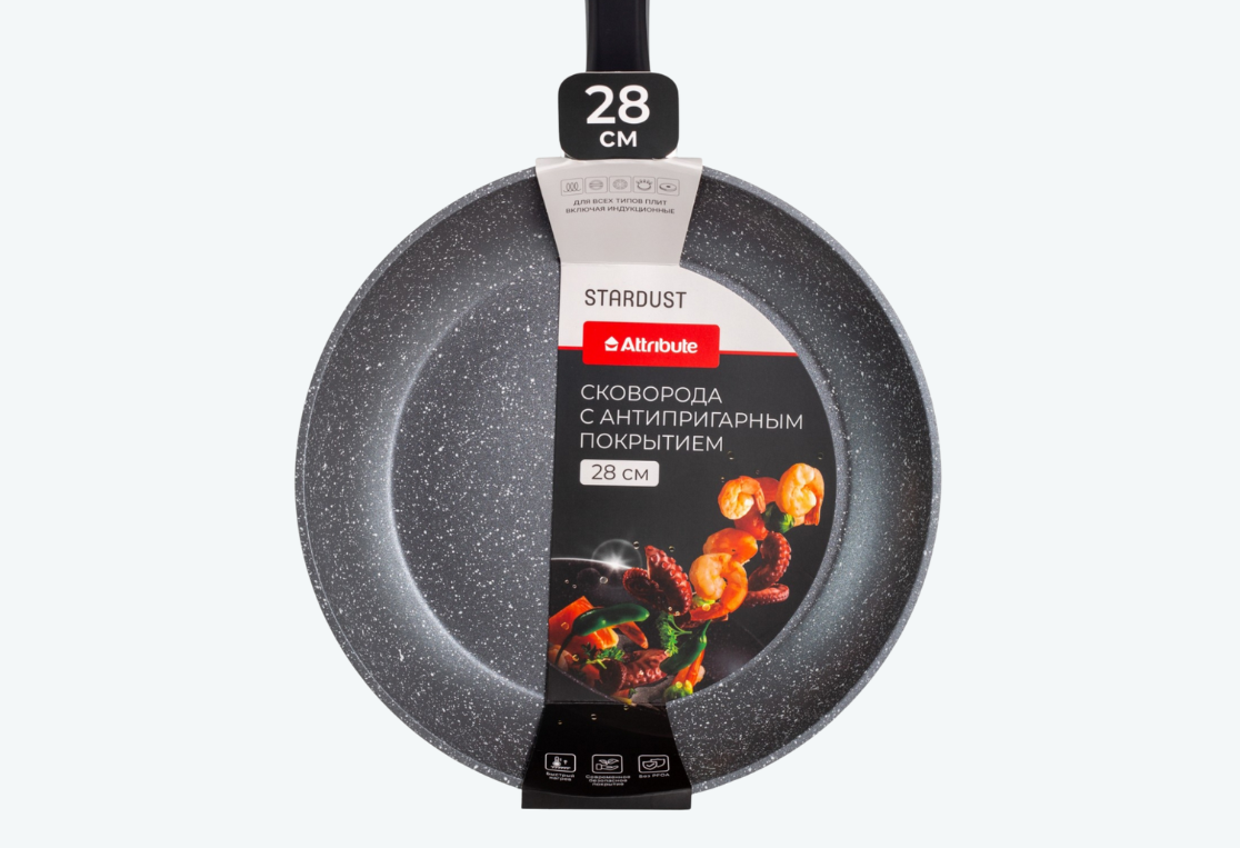 Сковорода STARDUST 28см индукция 