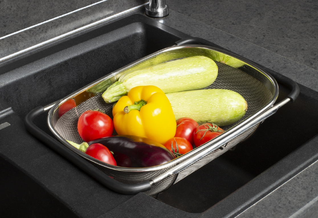 Корзина в раковину STEEL TOUCH 34х24см 