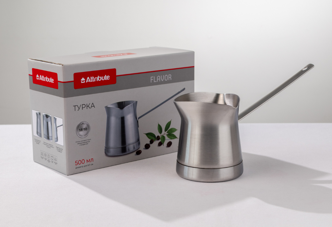 Турка ФЛЭЙВОР/FLAVOR 500мл индукция 