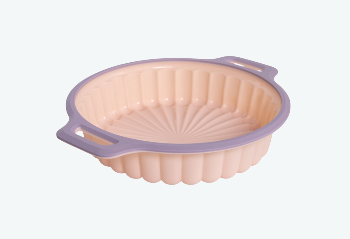 Форма для выпечки бисквита AURORA 32х26,5х6см силиконовая с металлической рамкой фигурная 