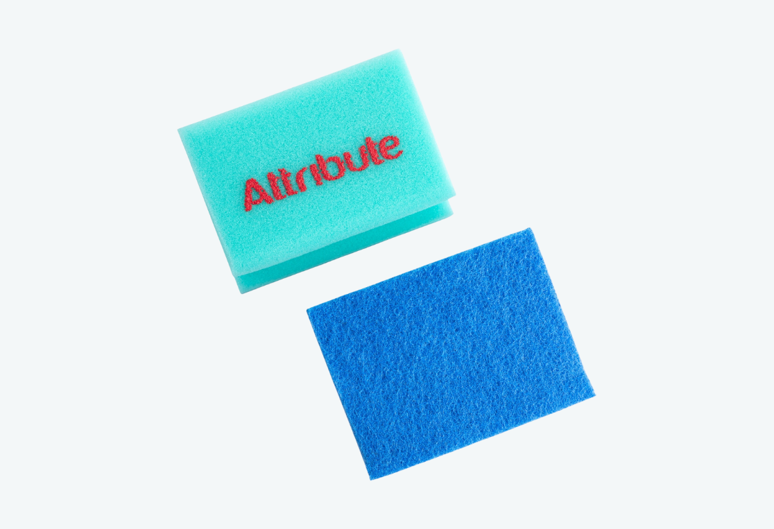 Губка GLOW для деликатных поверхностей 2шт 