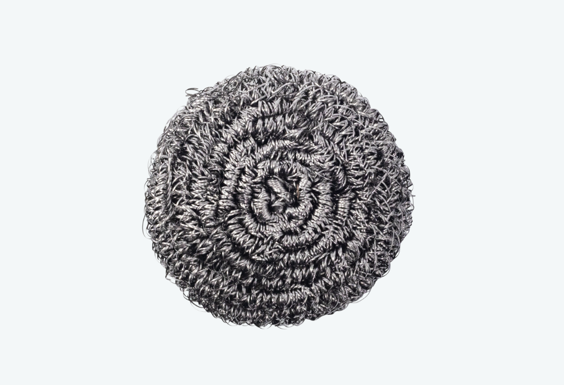 Губка СВИРЛ/SWIRL из нержавеющей стали 2+1шт 