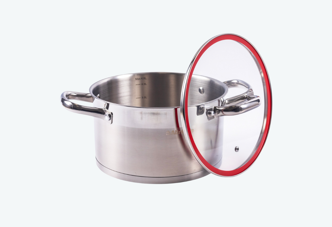 Кастрюля SCARLET 4.8л 22см 