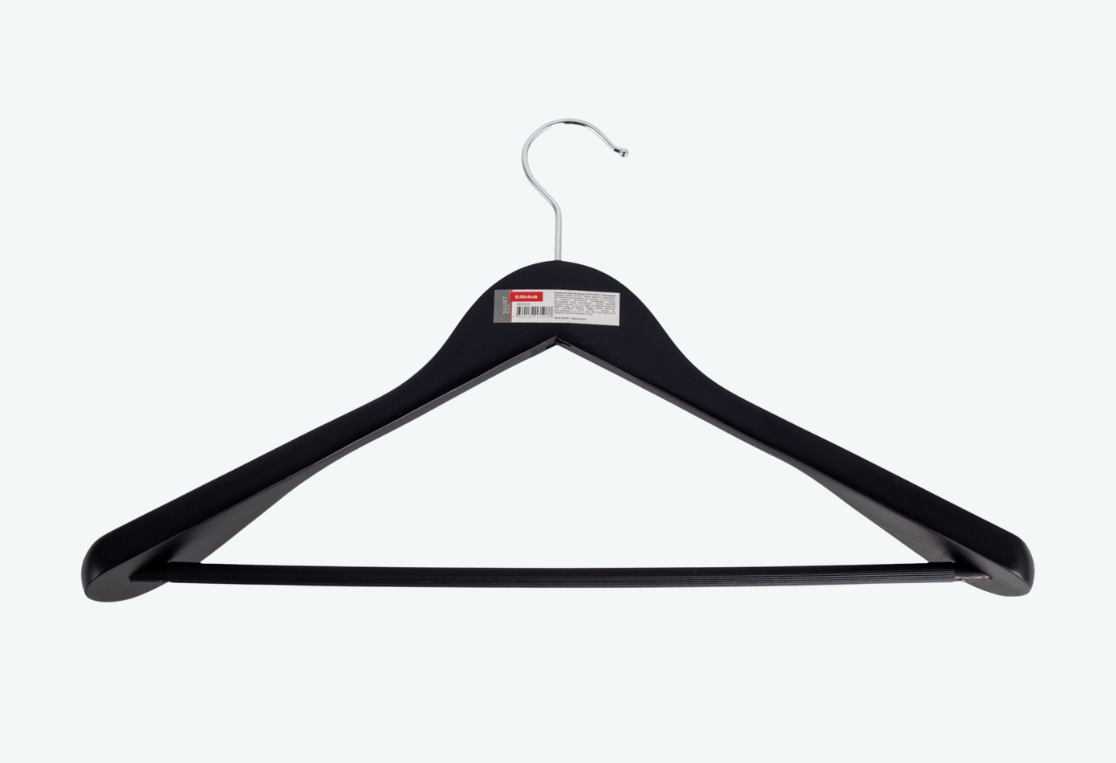 Вешалка для верхней одежды СИЛУЭТ БЛЭК/SILUET BLACK 44см 