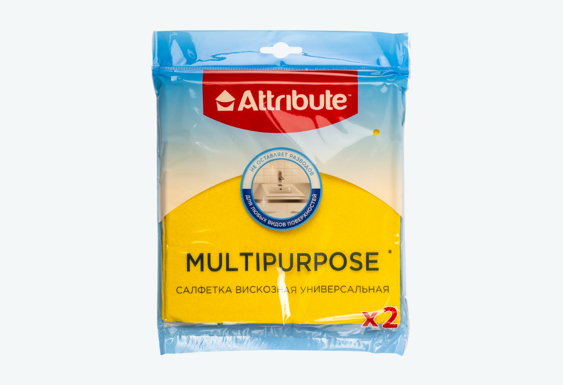Салфетка Multipurpose вискозная универсальная 2шт 