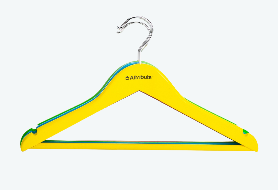 Набор детских вешалок KIDS 4шт 35см 