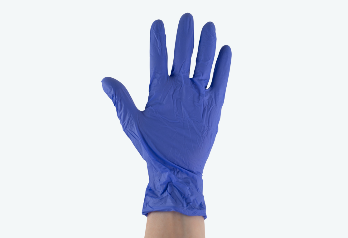 Перчатки NITRILE GUARD одноразовые нитриловые S/M 40шт 