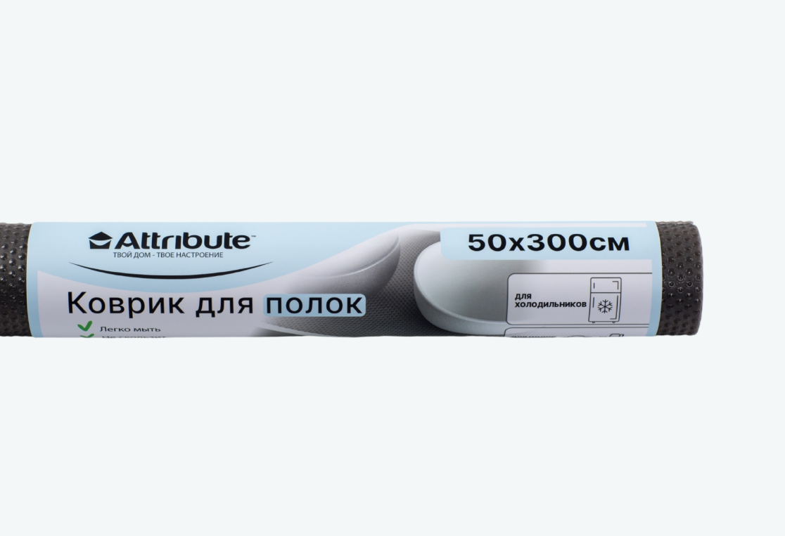 Коврик для полок ЕВА/EVA чёрный 50х300см 