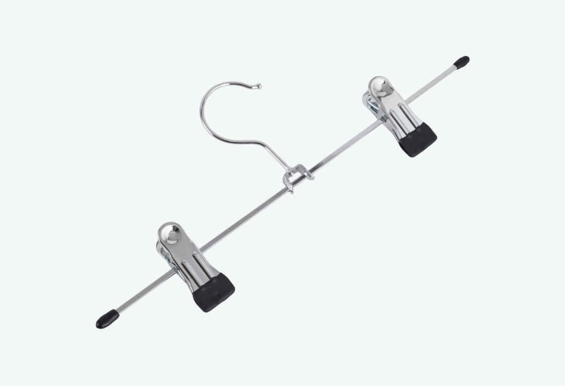 Набор вешалок для брюк/юбок NEO MATTE BLACK 3шт 30см 